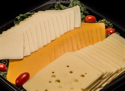 sliced cheese tray kenricks meats catering