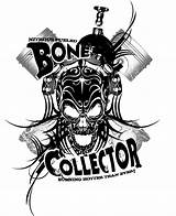 Bone Collector Coloring Deer Skull Template sketch template