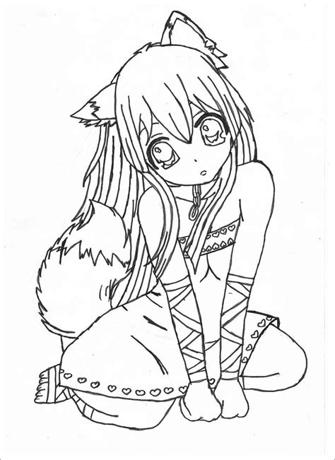 anime girl coloring pages   coloring pages printable