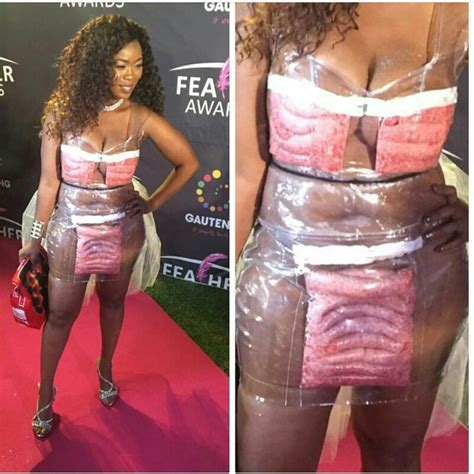 [e news] see all the shocking dresses south african celebs wore to feather awards 2017 ijebuloaded