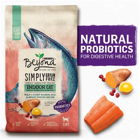 purina  grain  natural dry cat food simply indoor salmon