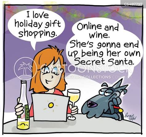 secret santa cartoons and comics funny pictures from cartoonstock