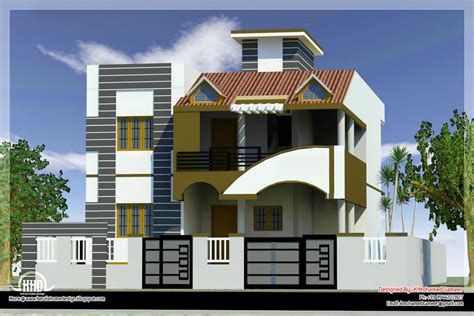 modern house front side design india elevation design