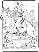 Cowboy Coloring Pages Horse Kids Horses Printable Color Print Drawing Adult Crayola Show Sheets Para Colorir Foals Western Texas Coloriage sketch template