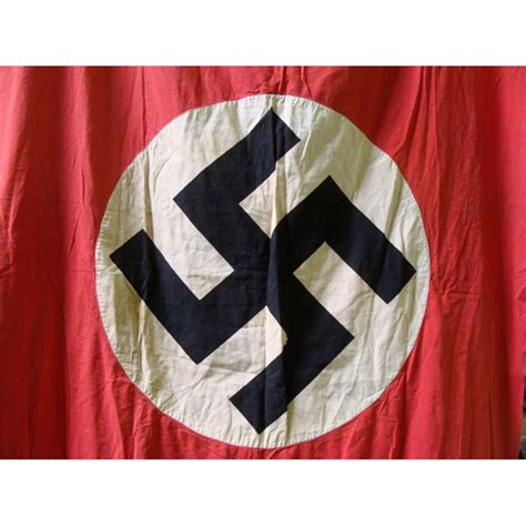 Rare Original Nazi Nsdap Large Party Banner 47x92