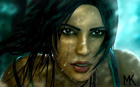1920x1080px 1080p Free Download Lara Croft Underwater Art Water