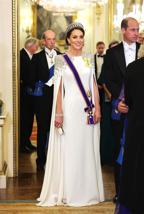 prince  princess  wales attend state banquet  honour