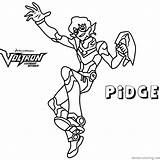 Voltron Hunk Dreamworks Defender sketch template