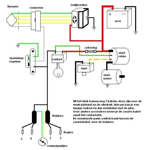 simpel electrisch schema motor forum
