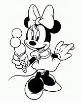 Coloring Mouse Minnie Pages Popular Mickey sketch template