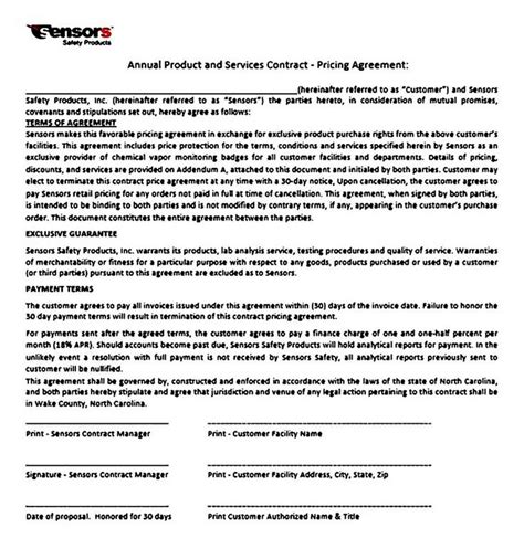 sample contract agreement template contract agreement contract