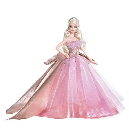 barbie pink label  holiday barbie collector doll walmartcom