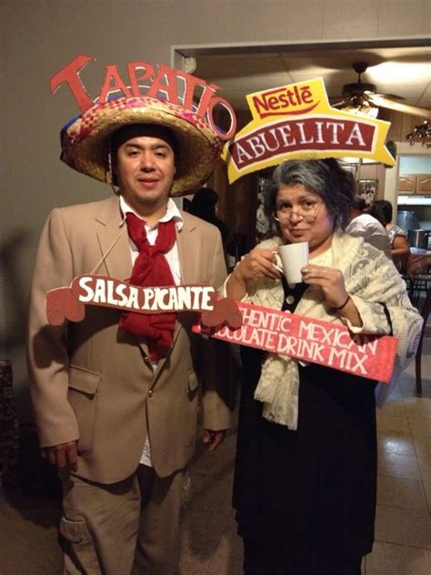 latino couple halloween costume idea tapatio man and abuelita chocolate ccbylee clever