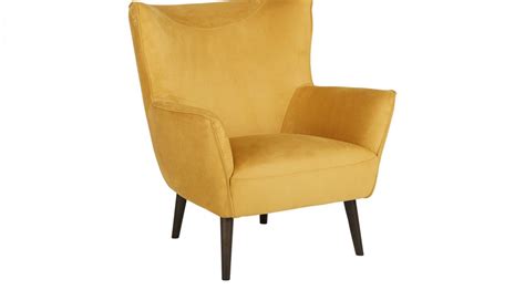mustard yellow accent chair  spray paint  wood furniture