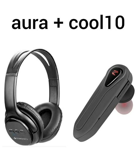 zebronics bt headphone bt headset cool combo  ear wireless