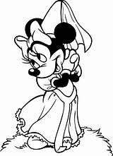 Minnie Mouse Coloring Pages Print Disney Printable Christmas Wedding sketch template