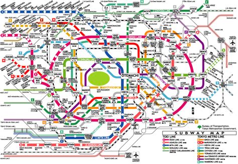 Map For Subway Lines And Cost Japan Forum