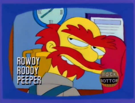 rowdy roddy peeper oh dr zaius three man booth