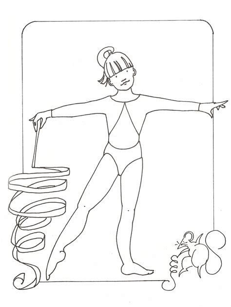 barbie gymnastic coloring pages  girls coloring pages