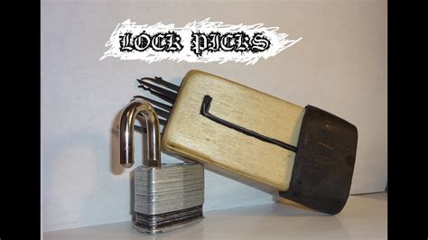 diy lock pick case youtube