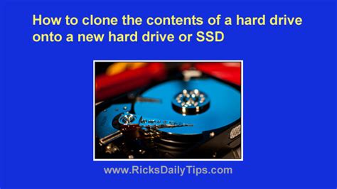 clone  contents   hard drive    hard drive  ssd