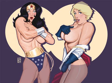 Wonder Woman And Power Girl Lesbian Pics Superheroes