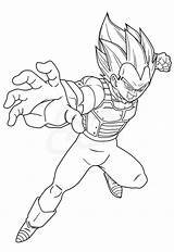 Dragon Ball Lineart Vegeta Ssjb Super Drawing Dbz Drawings Deviantart Goku Coloring Pages Line Anime Manga Saodvd Outline Draw Sketch sketch template