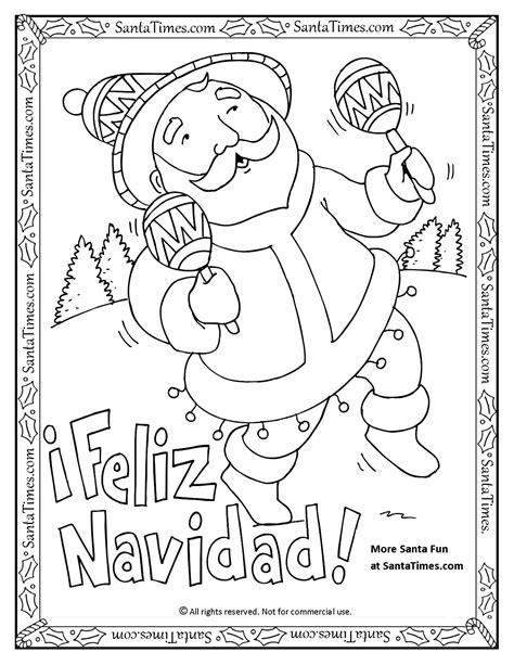 feliz navidad coloring pages clip art  printable coloring pages