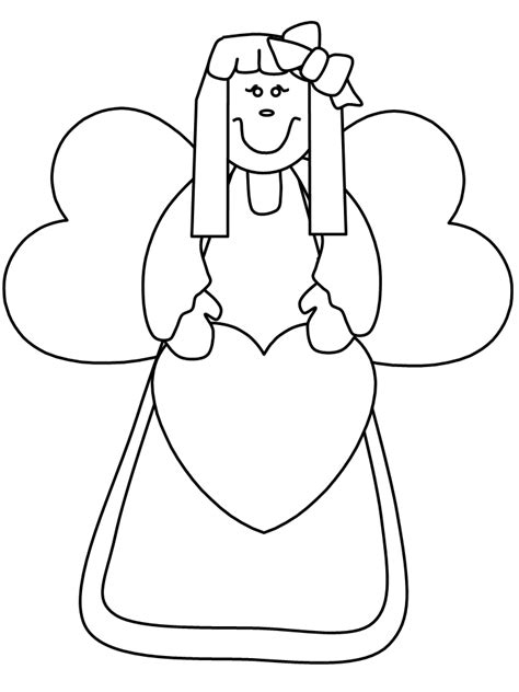 printable angels coloring home