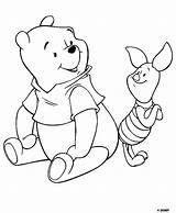 Coloring Pages Pooh Piglet sketch template