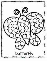 Dot Printables Coloring Pages Bingo Markers Marker Activity Do Butterfly Printable Kids Preschool Painting Aboriginal Dots Theme Worksheets Dauber Sheets sketch template