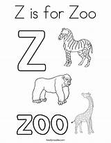 Coloring Zoo Letter Pages Color Tracing Noodle Print Printable Getcolorings Twisty Login Twistynoodle Built California Usa sketch template