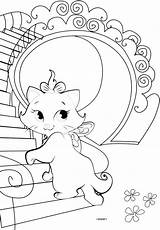 Coloring Marie Blanket Cat Pages Para Gatinha Disney Desenhos Dinokids Da Aristocats Pintar Getcolorings Color Library Clipart Popular Close sketch template