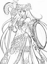 Icarus Kid Coloring Pages Tumblr Kids Palutena sketch template