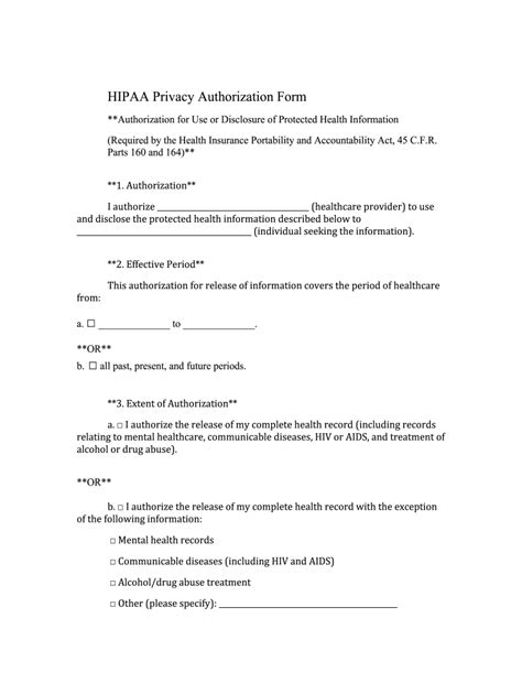 Hipaa Form Fill Out And Sign Printable Pdf Template Signnow