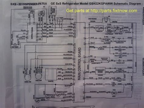 electrical diagram ge refrigerator circuit diagrams