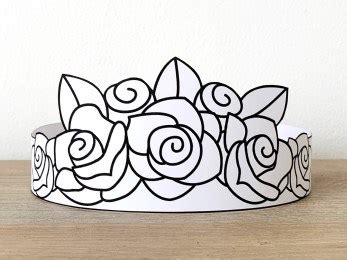 girl  flower crown coloring page  flower site