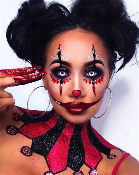 Pin By In Your Dreams On Glam Clown Creepy Halloween Makeup