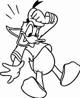 Coloring Donald Coloringme Coll Characters sketch template