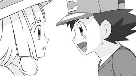 Lillie And Ash Ketchum Pokemon And 2 More Drawn By Atomkraftwerk