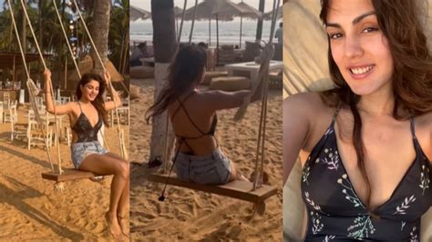 Watch Rhea Chakraborty Having A Good Time With Herself By Focusing