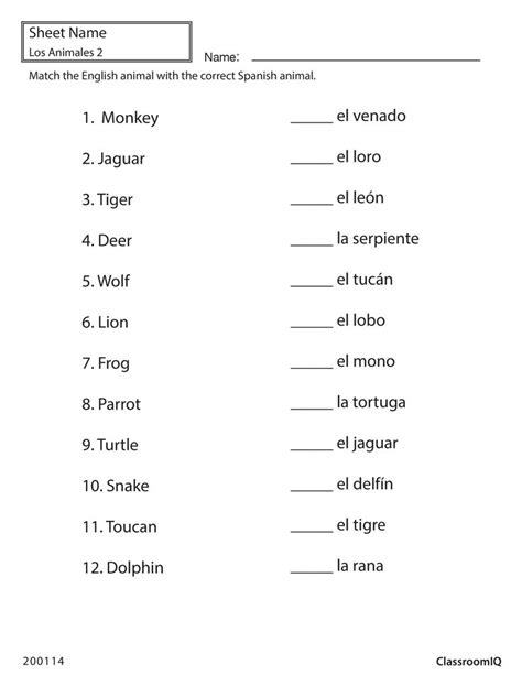 images  spanish worksheets level   pinterest