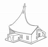 Chiese Kerken Kleurplaten Kleurplaat Ausmalbilder Kirchen Moderna Animaatjes Catechismo sketch template