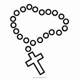 Rosary Rosario Ultracoloringpages sketch template