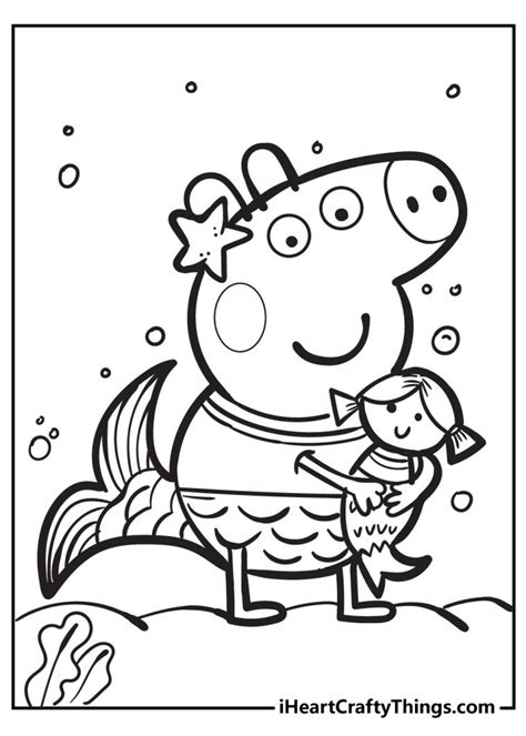 peppa pig coloring pages   printables