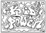Graffiti Coloring Pages Cool Getcolorings sketch template