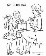 Coloring Pages Mother Mothers Print Printable Color Mom Kids Help Card sketch template
