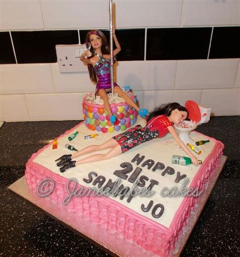 Barbie Cake Pole Dancing Barbie Cake 21st Birthday Cake