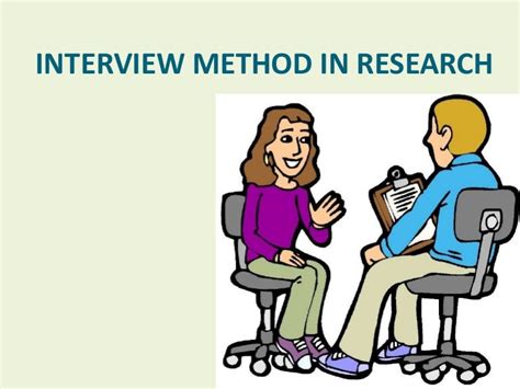interview method  research