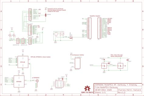 nodemcu  schematic  wiring diagram